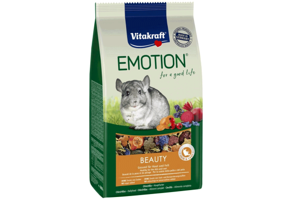 Корм для шиншил Vitakraft «Emotion Beauty Selection» 600 г (для шкіри та шерсті)