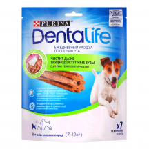 Purina Dentalife Ласощі для дорослих собак дрібних порід для підтримки здоров'я ротової порожнини 115 г