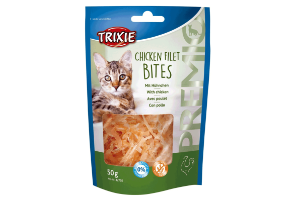 Ласощі для котів Trixie PREMIO Chicken Filet Bites 50 г (курка)