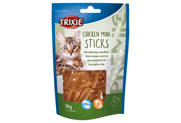 Ласощі для котів Trixie PREMIO Mini Sticks 50 г (курка)