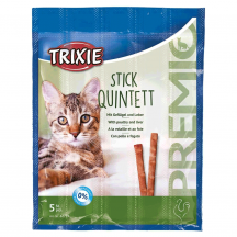 Trixie Premio Quadro-Sticks Ласощі для котів, домашня птиця, 5 шт.