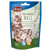 Ласощі для котів Trixie PREMIO Rolls 50 г (курка та риба)