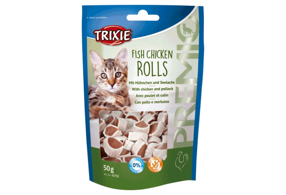 Ласощі для котів Trixie PREMIO Rolls 50 г (курка та риба)