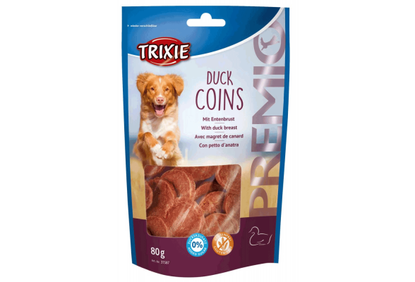 Ласощі для собак Trixie PREMIO Chicken Duck Coins 80 г (качка)