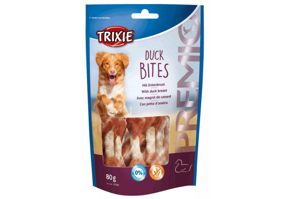 Ласощі для собак Trixie PREMIO Duck Bites 80 г (качка)