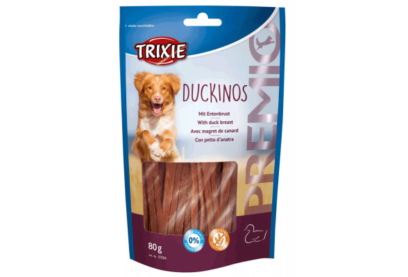 Ласощі для собак Trixie PREMIO Duckinos 80 г (качка)