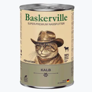 Baskerville Влажный корм для кошек, телятина, 400 г