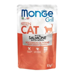 Monge Kitten Влажный корм для кошек, лосось, 85 г