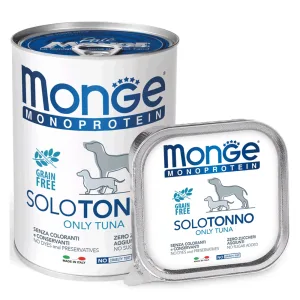 Monge Solo Вологий корм для собак, тунець, 400 г