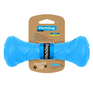 PitchDog Ігрова гантель для апортування, довжина 19 см, діаметр 7 см, блакитний