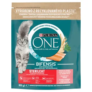 Purina One Sterilcat Сухий корм для стерилізованих котів, з лососем, 1,5 кг