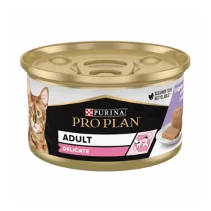 Purina Pro Plan Delicate Вологий корм для котів, індичка, 85 г
