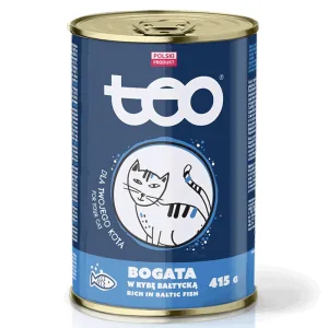 TEO Влажный корм для взрослых кошек, балтийская рыба в соусе, 415 г