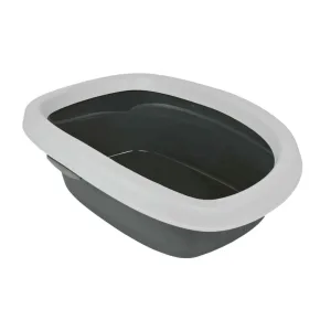 Trixie «Carlo» Туалет для кошек с бортиком, пластик, 31 x 14 x 43 см
