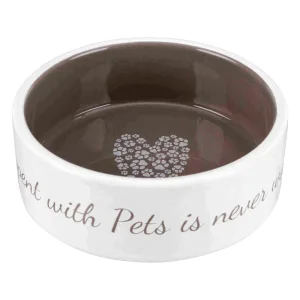 Trixie «Pet's Home»  Миска керамічна, 800 мл / 16 см, коричнева