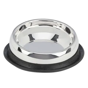 Trixie Миска для собак брахіцефальних порід, металева на гумовій кромці, 250 мл / 19 см