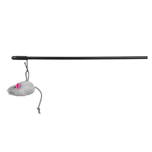 Trixie Миша на вудочці для котів, плюш, 50 см