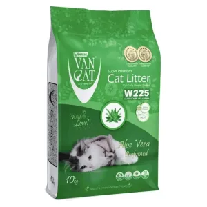 VanCat Aloe Vera Бентонітовий наповнювач для котячого туалету, з ароматом алое вера, 10 кг