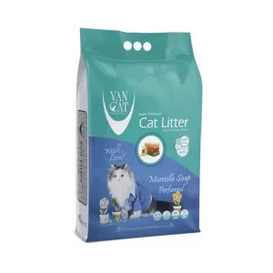VanCat Marseille Soap Бентонітовий наповнювач для котячого туалету, з ароматом марсельського мила, 10 кг (12 л)