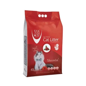 VanCat Natural Бентонітовий наповнювач для котячого туалету, без аромату, 10 кг (12 л)