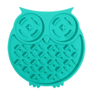 WahoPet Licky Mat Килимок-годівниця силіконова, 200 мл, 15 х 16 см, м'ятна