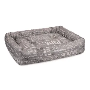 Природа Print № 3 Лежак, серый, 82*64*16 см