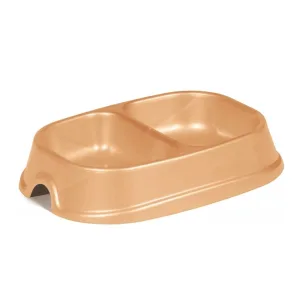 Природа «Модерн» подвійна №1 Миска пластикова, 2 x 200 мл, кольори в асортименті