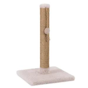 Природа Дряпка-стовпчик Д00, джут, 32x32x53 см, бежева