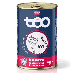 ТЕО Вологий корм для дорослих котів, яловичина, 415 г