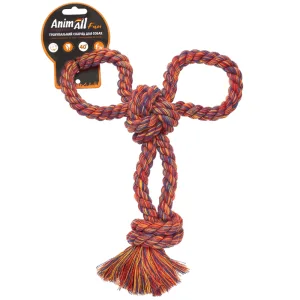 AnimAll Fun Іграшка канат-бумеранг для собак, різнокольорова, 33 см