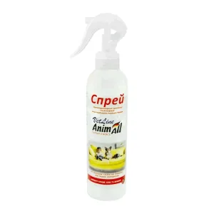 AnimAll VetLine Спрей протипаразитарний, для дезінфекції місць проживання домашніх тварин, 250 мл
