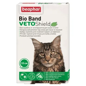 Beaphar Bio Band Ошейник от блох, клещей и комаров кошек и котят с 2 месяцев, 35 см