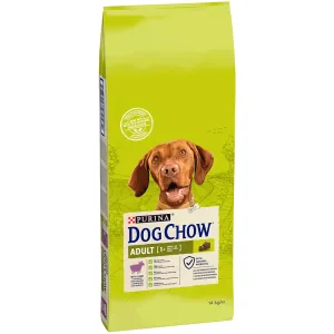 Dog Chow Adult 1+ Сухой корм для взрослых собак с ягненком, 14 кг