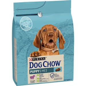 Dog Chow Puppy Сухий корм для цуценят, з ягням, 2,5 кг