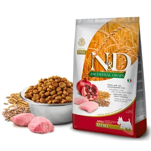 Farmina N&D Low Grain Сухий корм для собак дрібних порід, курка з гранатом, 2,5 кг