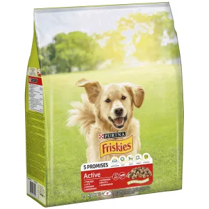 Friskies Active Сухий корм для собак з підвищеною активністю, з яловичиною, 2,4 кг