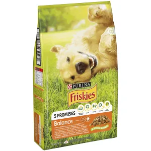Friskies Balance Сухий корм для дорослих собак, з куркою, яловичиною та овочами, 10 кг