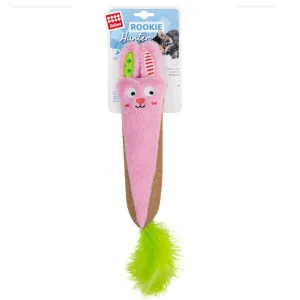 GiGwi Іграшка Кролик з шарудінням, рожевий, 38 см