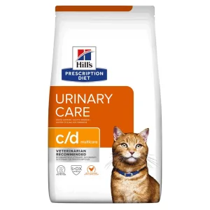 Hill's C/D Urinary Care Cухий корм для котів при захворюваннях сечовидільної системи, з куркою, 1,5 кг