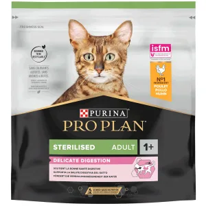 Pro Plan Sterilised Delicate Digestion Сухий корм для дорослих стерилізованих котів з чутливим травленням, з куркою, 400 г