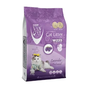 VanCat Lavender Бентонітовий наповнювач для котячого туалету, з ароматом лаванди, 10 кг