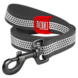 Waudog Waterproof Поводок водостойкий, светоотражающий, 305см/15мм, серый