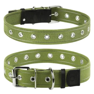 Нашийник для собак Collar зі світовідбиваючою стрічкою безрозмірний 35мм/63см (бавовна)