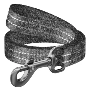 Повідець Collar WAUDOG Re-cotton світловідбиваючий 20 мм/300 см (сірий)