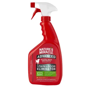 Спрей-знищувач Nature's Miracle «Advanced Stain and Odor Eliminator» для видалення плям і запахів від собак з посиленою формулою 946 мл