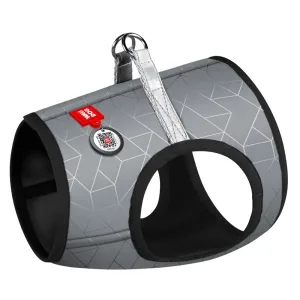 Шлея для собак м’яка WAUDOG Clothes з QR паспортом світловідбивна ХS4 B 36-39 см C 26-28 cм