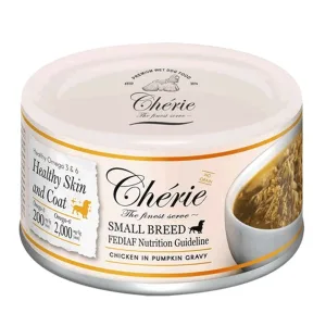 Cherie Small Breed Вологий корм для собак, курка в гарбузовому соусі, 80 г
