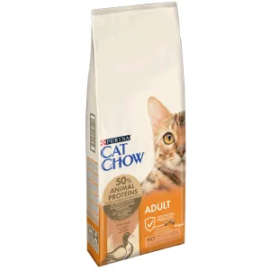 Cat Chow Сухой корм для кошек, с уткой, 15 кг